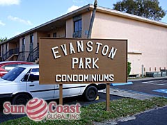 Evanston Park Community Sign